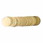 Brady 23211 Blank Brass Valve Tag 2 In Dia Turkiye
