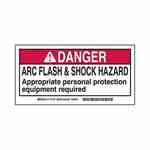 Brady 101520 Arc Flash/Shock Hazard Label Turkiye