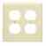 Leviton 80716-OIG 2G Duplex Isolated Ground Stamped Plate Orange Turkiye