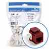 Leviton 61110-BR6 Jack Cat 6 Dk Rd Bulk25 Turkiye