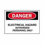 Brady 84066 Electrical Hazard Sign Turkiye
