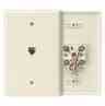 Leviton 40549-T Midsize Telephone Wall Jack Turkiye