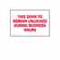 Brady 22558 Door Sign Turkiye