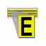 Brady 3410-E 34 Series Number & Letter Card Turkiye