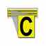 Brady 3410-C 34 Series Number & Letter Card Turkiye