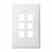 Leviton 41091-6WN W/plt 6 Turkiye