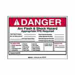 Brady 99459 B933 5x7 Blk/red/wht 5/pk Arc Flash Lbl Turkiye