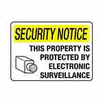 Brady 95494 20 In Wx14 In H Security Notice Hdr Turkiye