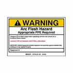 Brady 99492 B933 4x6 Blk/org/wht 5/pk Arc Flash Lbl Turkiye