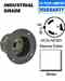 Leviton 3777 50a Lckg Flanged Inlet Turkiye