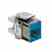 Leviton 6A10G-RL6 Jack Cat 6a Q/p Blue Turkiye