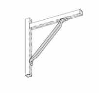 Cooper B-line B631-36ZN Cooper B-Line  2 Holes Angular Brace Turkiye