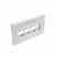 Leviton 49910-HW4 Plate Frn 4 Port Hm Wh Turkiye