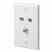 Leviton 5EA20-S3W Quickplate Data/f/ph White Turkiye