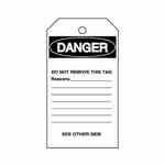 Brady 76198 Blank Accident Prevention Tag W/overlam Turkiye
