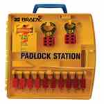 Brady 105930 Padlock Stn W/ 10 Safety Padlocks Turkiye