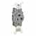 Leviton 8310-GY Hospital Grade Single Receptacle