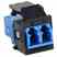 Leviton 41085-SLE Adpt Qp Lc Blue/Black