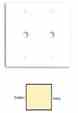 Leviton 86062 Phone/Cable Wallplate Turkiye