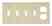 Leviton P48-I Comb Wallplate Turkiye