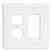 Leviton PJ826-I Combo Wallplate Turkiye