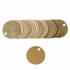 Brady 23210 Blank Brass Valve Tag Turkiye