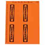Brady 12923 Sign Osha Warning 35x5 Turkiye