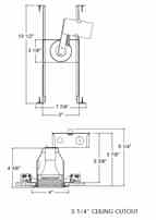 Juno Lighting TC18-184B-WH Round TC Fixture Turkiye