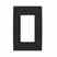 Leviton REWP1-OB Renu 1 Gang Wallplate Onyx Black Turkiye