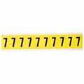 Brady 3430-7 34 Series Number & Letter Card