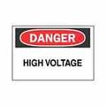 Brady 71565 B120 Safety Sign 7x10 Red/blk/wht
