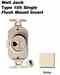 Leviton 41058IDA Jack 105 8p8c T568b Iv