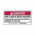 Brady 101520 Arc Flash/Shock Hazard Label