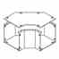 Cooper B-line 64 L SWEEP Cooper B-Line  Sc Wireway Sweep Elbow 6x4
